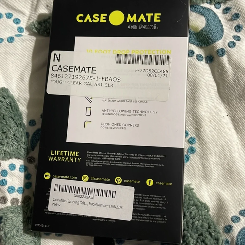 New clear Casemate phone case - Samsung Galaxy A51